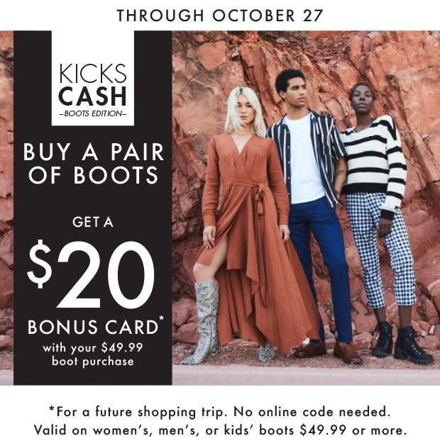 $20 BONUS CARD