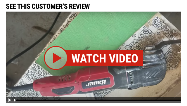 Bauer: 3 AMP Variable Speed Oscillating Multi Tool - Video