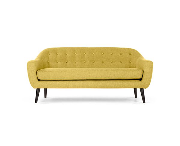 Ritchie 3 Seater Sofa, Ochre Yellow Ritchie 3 Seater Sofa, Ochre Yellow