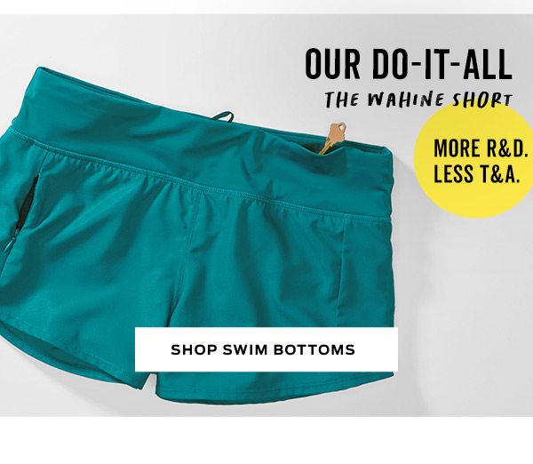 Our do-it-all: The Wahine Short | Shop Swim Bottoms >