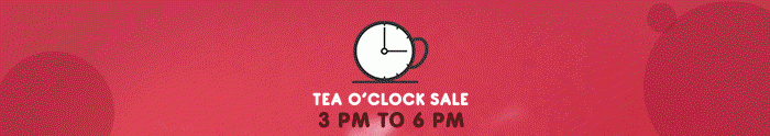 Tea o'clock Sale