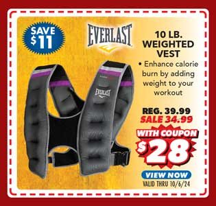 Everlast EverGrip 10 lb. Weighted Vest