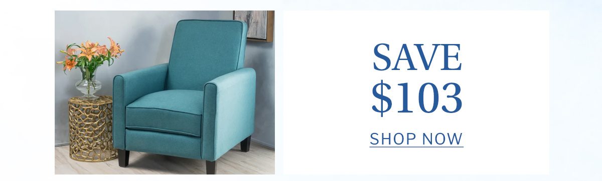Upholstered Club Recliner | SHOP NOW