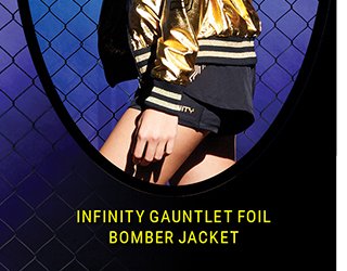 Gauntlet Foil Bomber Jacket