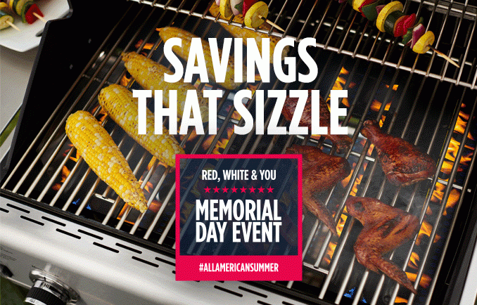 SAVINGS THAT SIZZLE | RED, WHITE & YOU | MEMORIAL DAY EVENT | #ALLAMERICANSUMMER