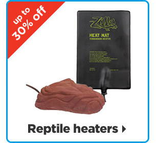 Up to 30% off reptile heaters >