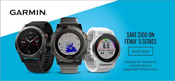 Garmin, Save $100 on Fenix 5 Series, Shop Now