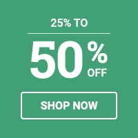 25% to 50% OFF