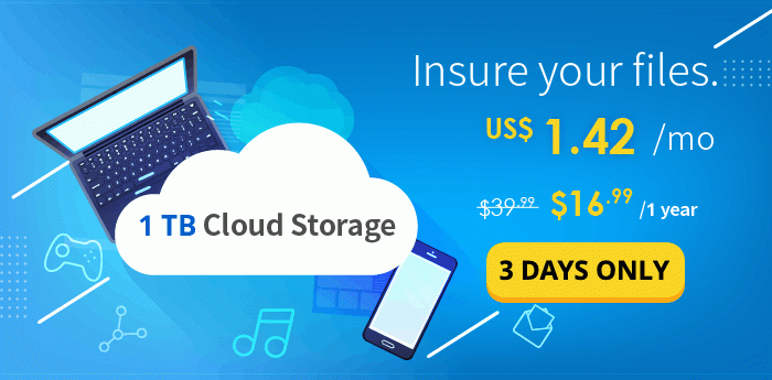 Insure your files for just 0.05 USD a day!