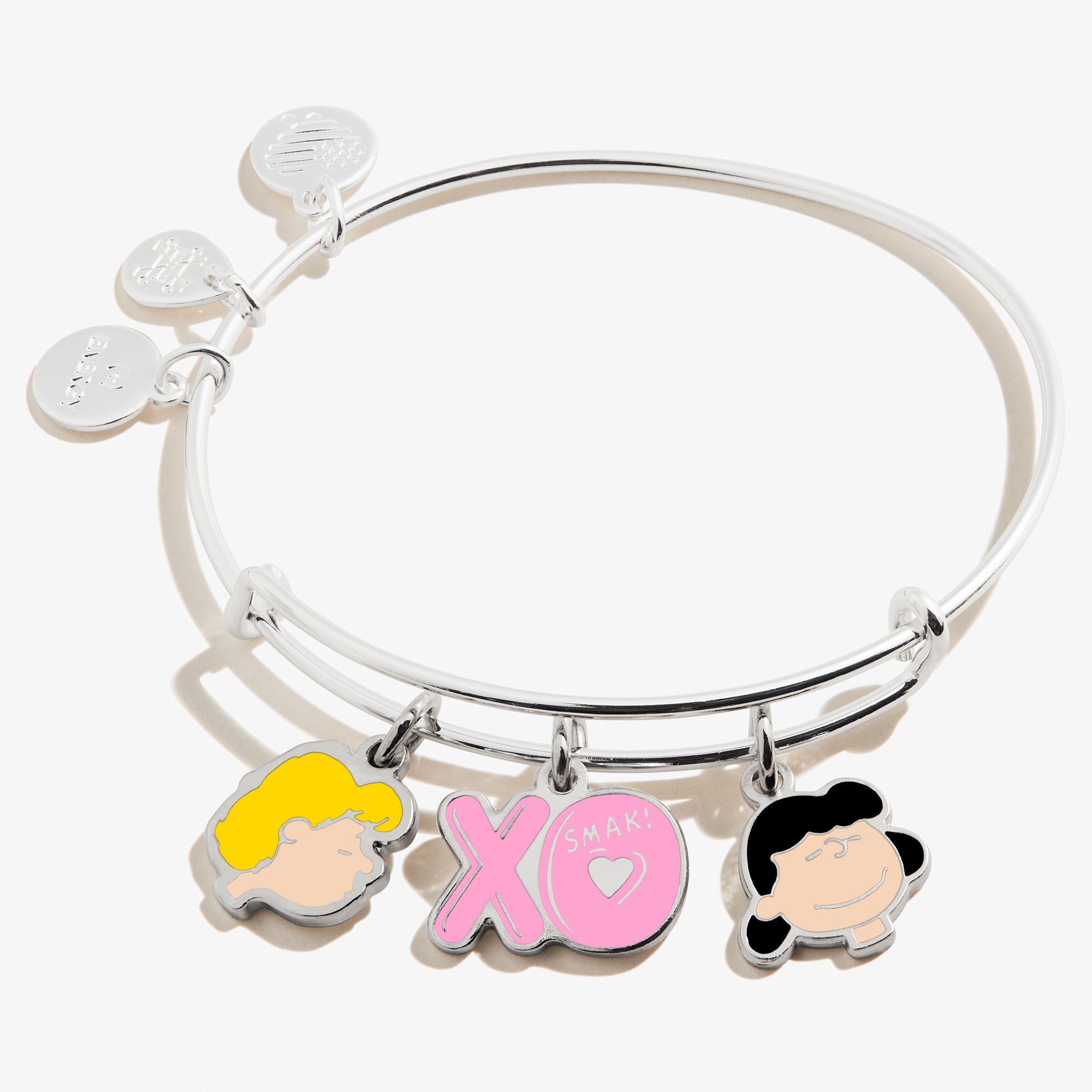 Peanuts™ 'XO Smak' Trio Charm Bangle