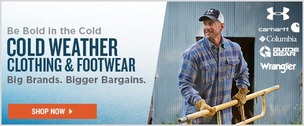 Click to Shop Cold Weather Clothing & Footwear