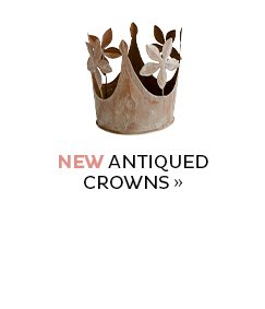 NEW Antiqued Crowns