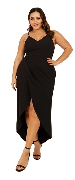 Shop: Lucky Day Maxi Dress In Black