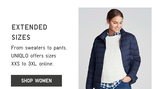 EXTENDED SIZES - SHOP WOMEN