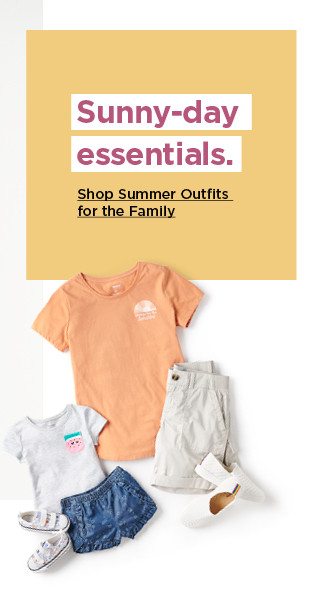 shop summer outfits for the family.