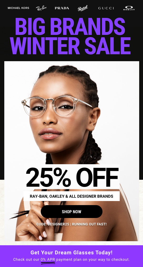 25% Off All Designers >