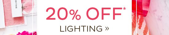 20% Off Lighting