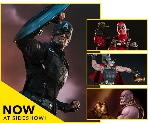 Now Available at Sideshow - Captain America, Thor, Deadpool, Thanos