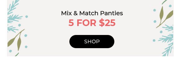 Shop Panties 5/$25