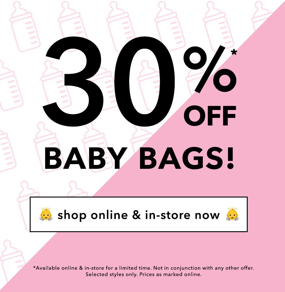 30% off Baby Bags