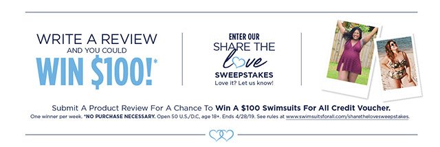 Enter Our Share The Love Sweepstakes