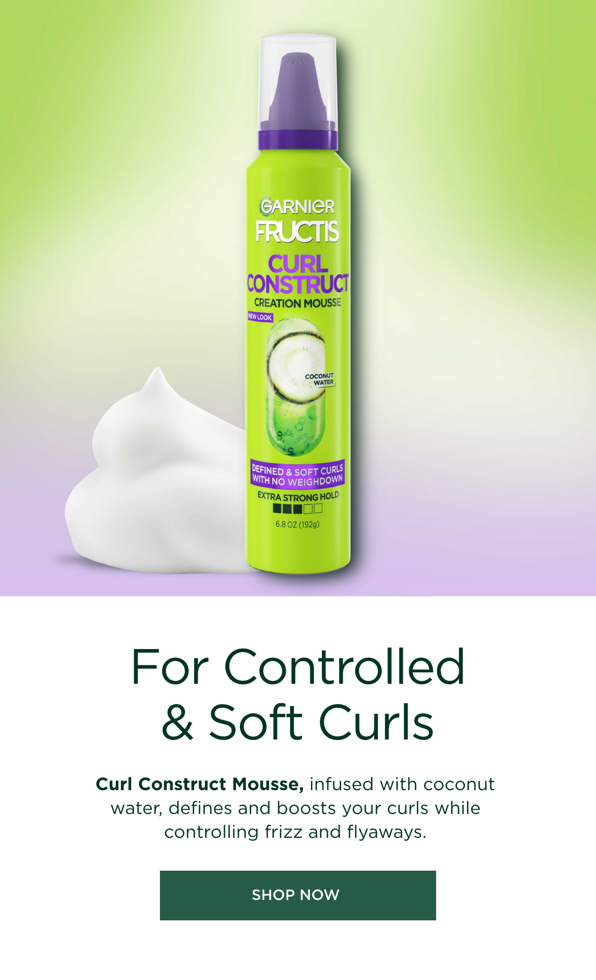 For Controlled & Soft Curls