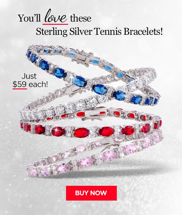 Tennis Bracelets just $59 each!