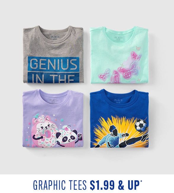 $1.99 & up Graphic Tees