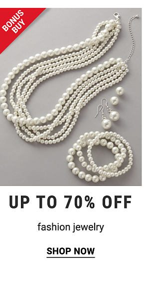 Bonus Buy - Up to 70% off Fashion Jewelry - Shop Now