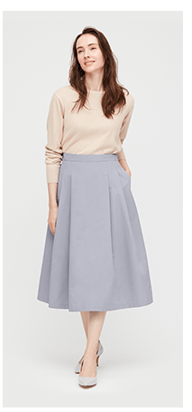 BODY1 PDP9 - DRY STRETCH HIGH-WAISTED FLARE SKIRT