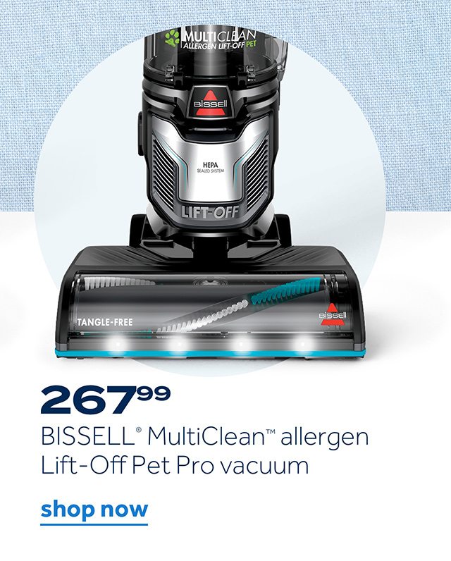 $267.99 | BISSELL MultiClean allergen Lift-Off Pet Pro vacuum | shop now