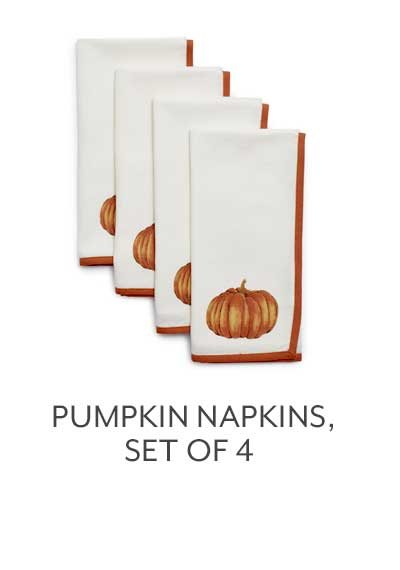 PUMPKIN NAPKINS