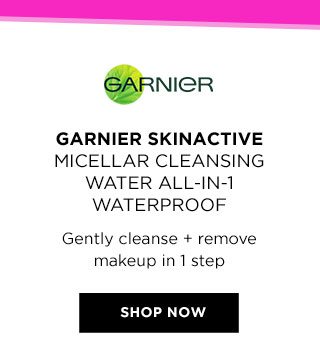 GARNIER - GARNIER SKINACTIVE - MICELLAR CLEANSING WATER ALL-IN-1 WATERPROOF - Gently cleanse plus remove makeup in 1 step - SHOP NOW