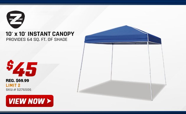 Z-Shade 10' x 10' Instant Canopy