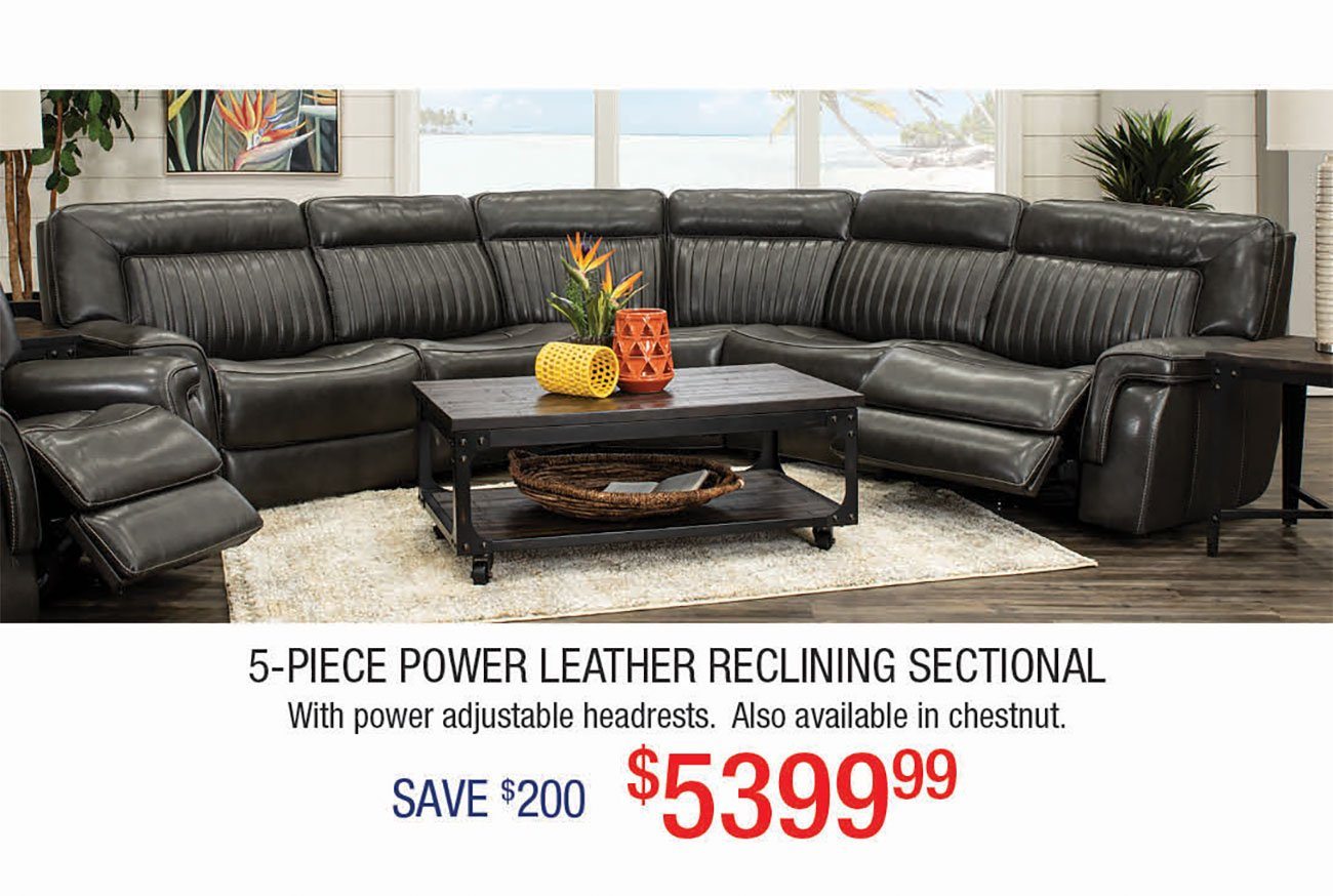 Black-Power-Leather-Reclining-Sectional