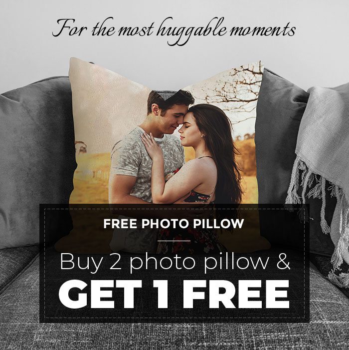 Free photo pillow - Buy 2 photo pillow and get 1 free