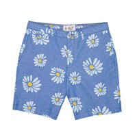 P55 EXPLODED DAISY OXFORD SHORT