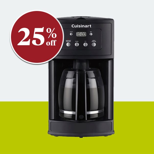 Cuisinart® 12-Cup Programmable Coffee Maker - 25% off