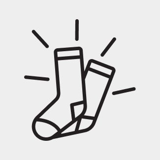 Read about Comfort - an illustration of two socks