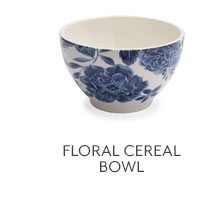 Floral Cereal Bowl