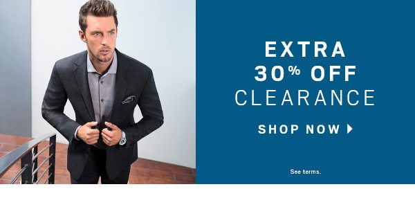 HAPPENING NOW | SUMMER MIX | BOGO + $199.99 Suit Sale + 3/$99.99 Dress Shirts & Sport Shirts + Extra 30% Off Clearance - SHOP NOW