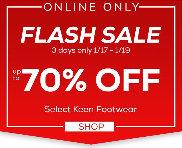 keen 70 off sale