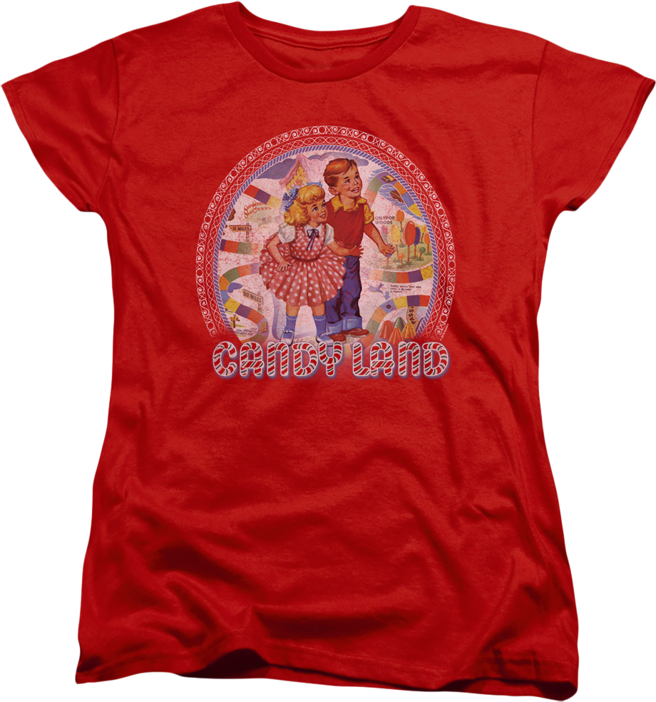 Womens Vintage Candy Land Shirt
