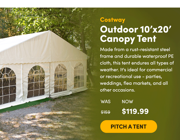 Costway Canopy Tent | Pitch a Tent 