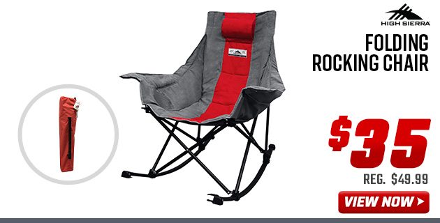 High Sierra Folding Rocking Chair