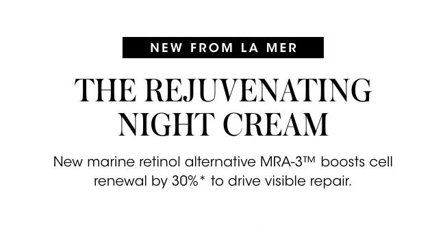 Rejuvenating night cream