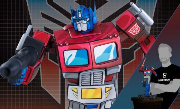 SHIPS TODAY! Optimus Prime Classic Scale Statue by PCS Collectibles Features classic animation paint application!