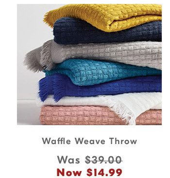 Waffle Weave Throw