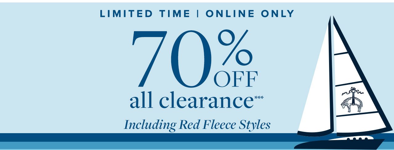 Limited Time | Online Only 70% Off all clearance Including Red Fleece Styles