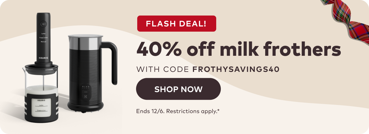 40% off frothers with code FROTHYSAVINGS40